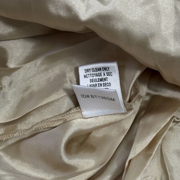 BCBG MAXAZRIA Strapless Striped Bubble Hem Sleeveless Ombre Dress Women’s Size 4 - Picture 5 of 13